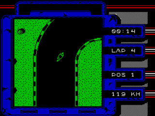 Aspar GP Master screenshot 3 for ZX Spectrum